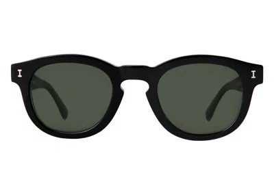 Illesteva Murdoch Sunglasses In Black / Olive