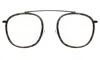 Illesteva Mykonos Ace Sunglasses In Black Marble/matte Black / Silver Flat Mirror
