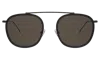 Illesteva Mykonos Ace Sunglasses In Matte Black / Grey Flat