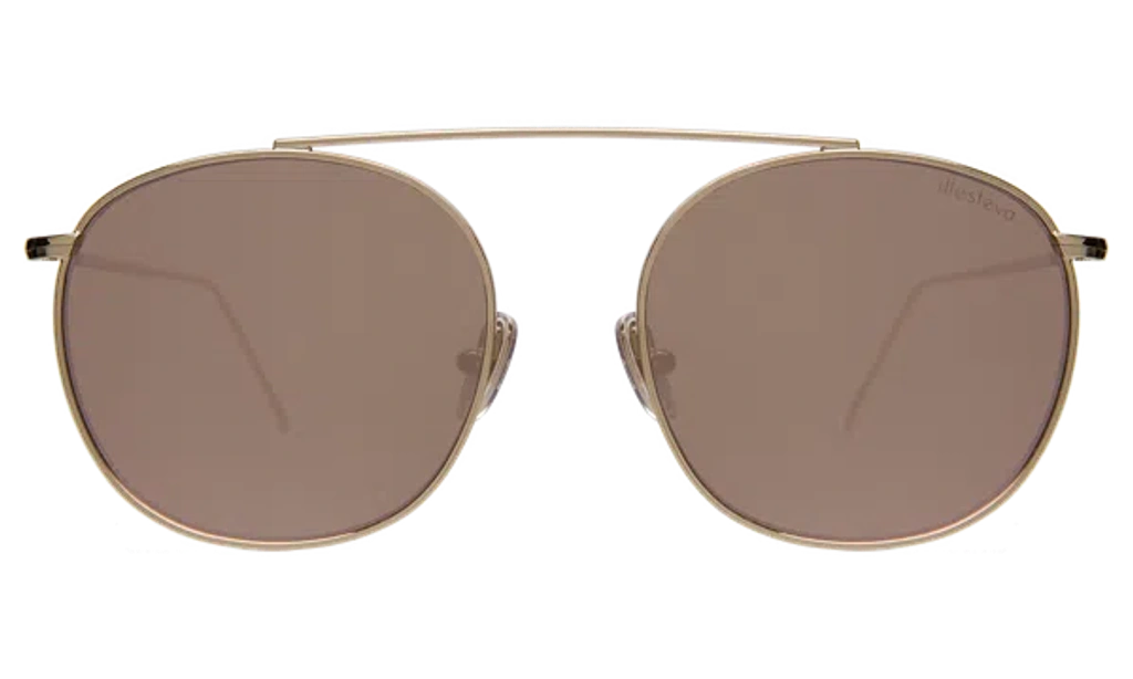 Illesteva Mykonos Ii Sunglasses In Gold / Bright Rose Flat  display picture 2