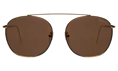 Illesteva Mykonos Ii Sunglasses In Gold / Brown Flat