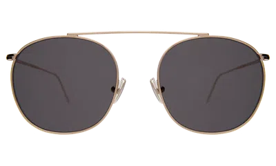 Illesteva Mykonos Ii Sunglasses In Rose Gold / Grey Flat
