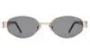 Illesteva Nesso Sunglasses In Gold / Grey