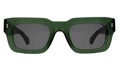 Illesteva Nick Kyrgios X  2 Sunglasses In Pine / Grey Flat