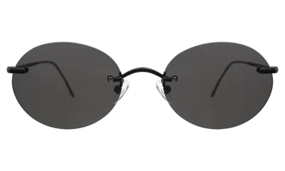 Illesteva Nicotera Sunglasses In Matte Black / Grey