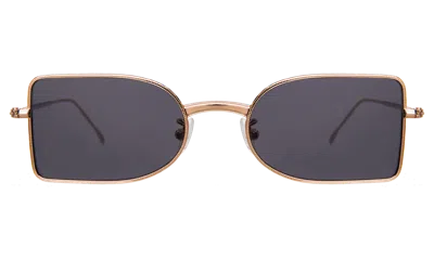 Illesteva Nostrand Sunglasses In Rose Gold / Grey