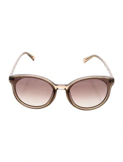 Pre-owned Illesteva Oversize Gradient Sunglasses In Brown