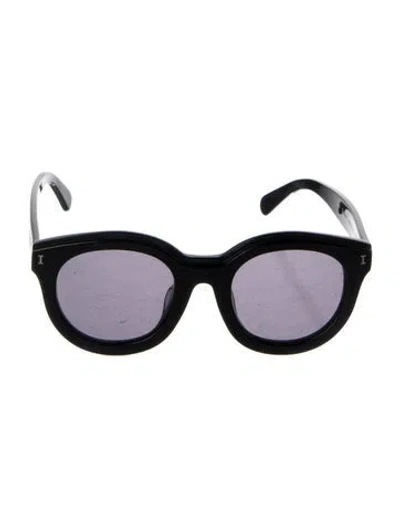 Pre-owned Illesteva Oversize Tinted Sunglasses In Black