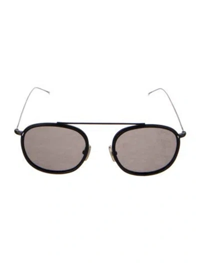 Pre-owned Illesteva Oversize Tinted Sunglasses In Black