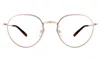 Illesteva Oxford 52 Optical In Linen/rose Gold / Optical