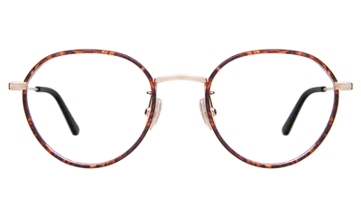 Illesteva Oxford 52 Optical In Red Tortoise/rose Gold / Optical