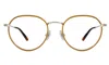 Illesteva Oxford 52 Optical In Saddle/silver / Optical