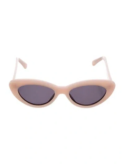 Pre-owned Illesteva Pamela Cat-eye Sunglasses In Neutral