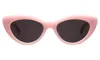 Illesteva Pamela Sunglasses In Pale Pink / Grey Flat