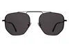 Illesteva Patmos 58 Sunglasses In Black / Grey Flat