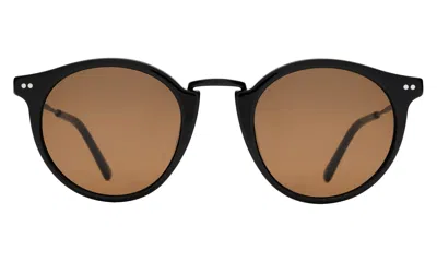 Illesteva Portofino Sunglasses In Black / Brown