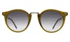 Illesteva Portofino Sunglasses In Moss / Grey Gradient