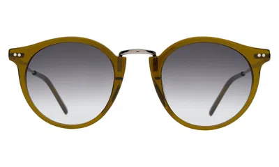 Illesteva Portofino Sunglasses In Moss / Grey Gradient