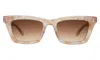 Illesteva Portugal Sunglasses In Cashmere / Brown Flat Gradient