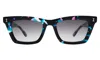 Illesteva Portugal Sunglasses In Eclipse / Grey Flat Gradient
