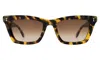 Illesteva Portugal Sunglasses In Tortoise / Brown Flat Gradient