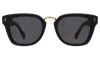 Illesteva Positano Sunglasses In Matte Black/gold / Grey