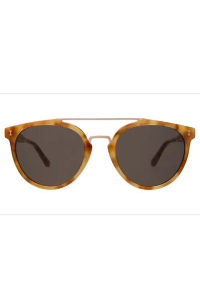 Illesteva Puglia Sunglasses In Amber
