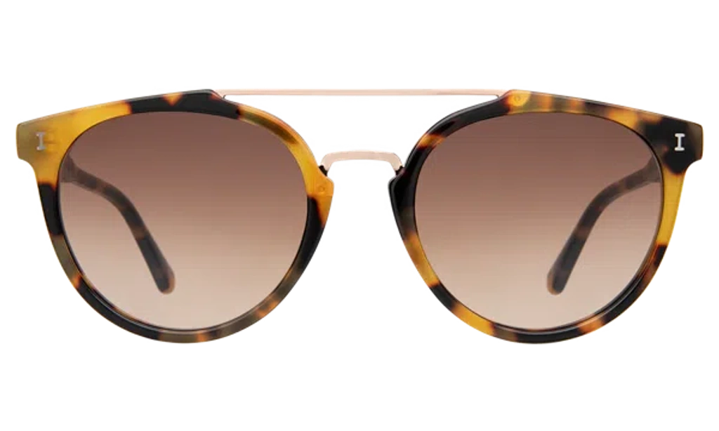 Illesteva Puglia Tortoise Sunglasses Illesteva Puglia Sunglasses - White Tortoise | Editorialist main image 3