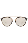 Illesteva Puglia Sunglasses In White Tortoise