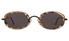 Illesteva Ravello Ii Sunglasses In Butterscotch/black / Grey