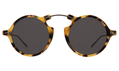 Illesteva Roma Ii Sunglasses In Tortoise / Grey Flat
