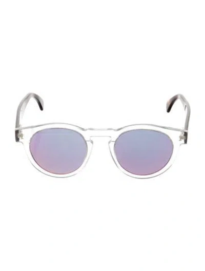 Pre-owned Illesteva Round Mirrored Sunglasses In Multi