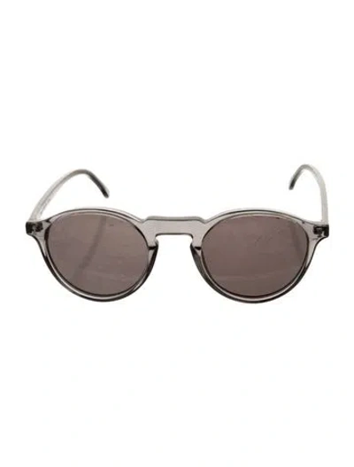Pre-owned Illesteva Round Tinted Sunglasses In Black