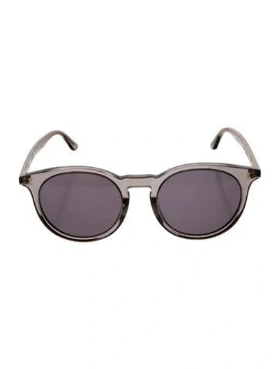 Pre-owned Illesteva Round Tinted Sunglasses In Black