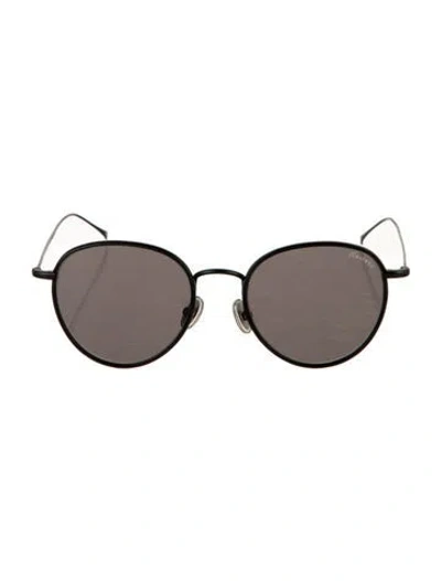 Pre-owned Illesteva Round Tinted Sunglasses In Black