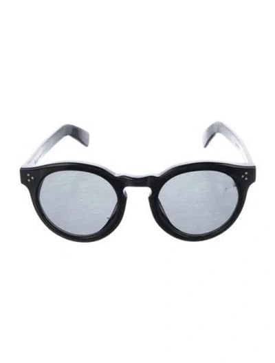 Pre-owned Illesteva Round Tinted Sunglasses In Black