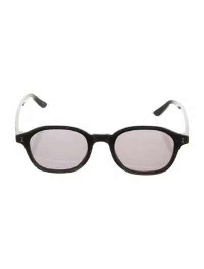 Pre-owned Illesteva Round Tinted Sunglasses In Black