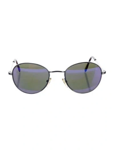 Pre-owned Illesteva Round Tinted Sunglasses In Brown