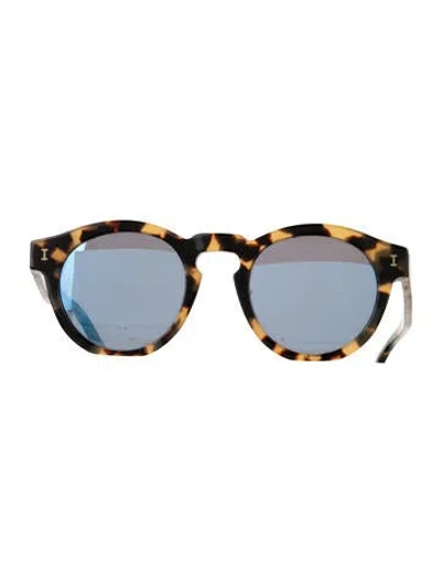 Pre-owned Illesteva Round Tinted Sunglasses In Multicolor