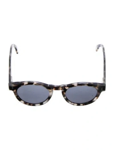 Pre-owned Illesteva Round Tinted Sunglasses In Neutrals