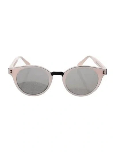 Pre-owned Illesteva Round Tinted Sunglasses In Pink