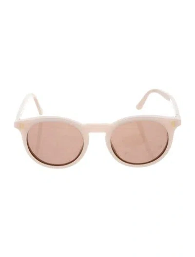 Pre-owned Illesteva Round Tinted Sunglasses In Pink