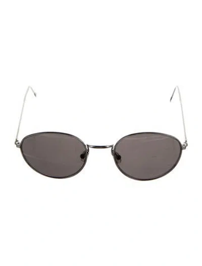 Pre-owned Illesteva Round Tinted Sunglasses In Silver