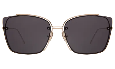 Illesteva San Isidro Sunglasses In Gold / Grey