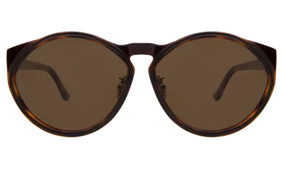 Illesteva Sandie Sunglasses In Havana / Brown Flat
