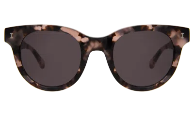 Illesteva Sicilia Sunglasses In Blush Tortoise / Grey