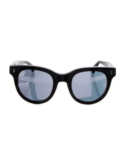 Pre-owned Illesteva Sicilia Wayfarer Sunglasses In Black