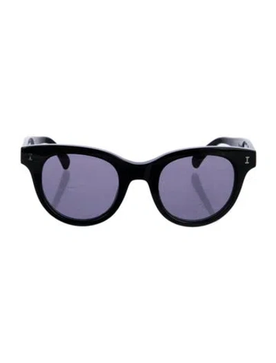Pre-owned Illesteva Sicilia Wayfarer Sunglasses In Black