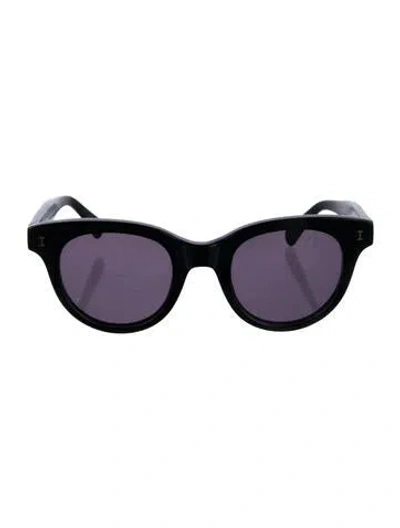 Pre-owned Illesteva Sicilia Wayfarer Sunglasses In Black