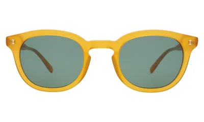 Illesteva Slope Sunglasses In Black / Plum See Through